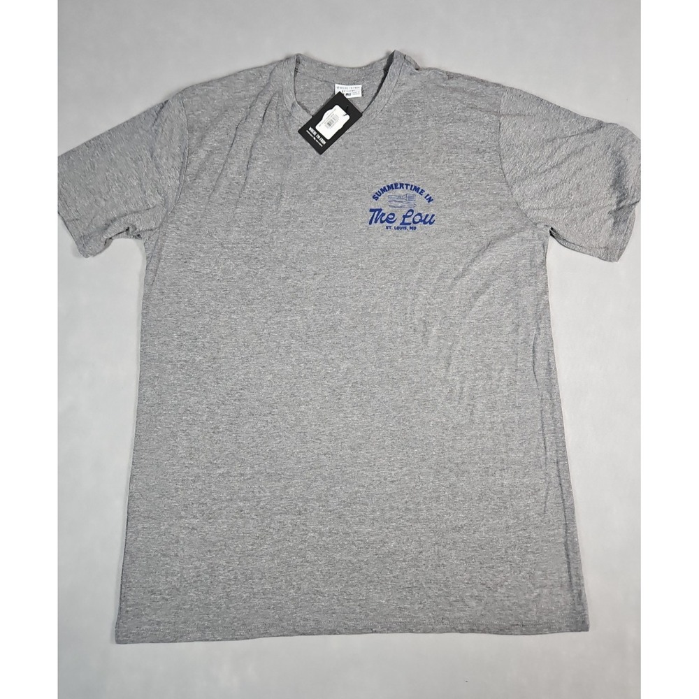 Where I'm from Mens Gray St Louis The Lou Graphic T Shirt Size XXL NWT